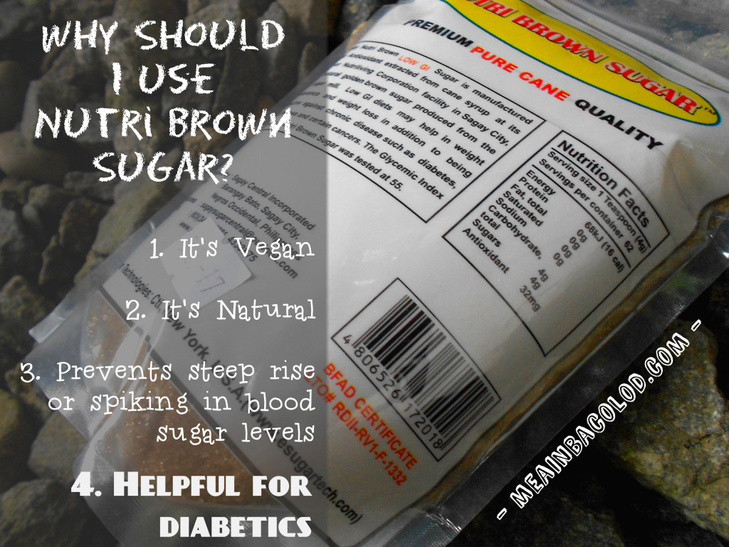 Reasons to use Nutri Brown Sugar