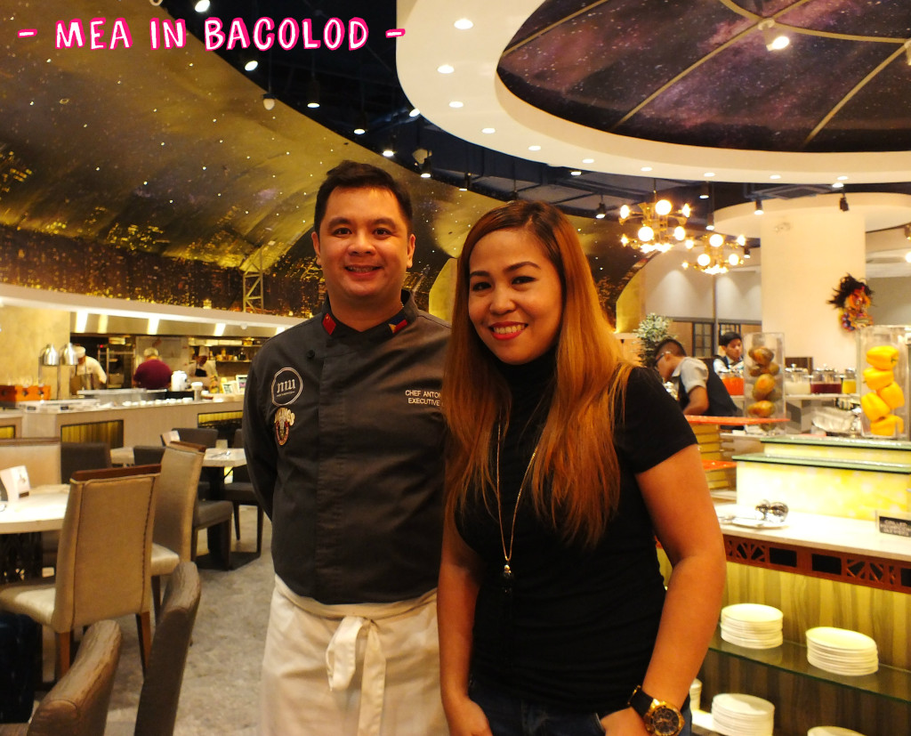 L-R: Exec. Corporate Chef of Vikings for Mindanao and the Visayas, Chef Anton Abad with Ms Raquel Bartolome, Senior Manager.