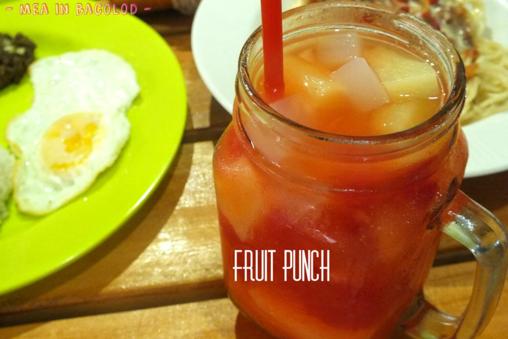 Ginger Lime Bacolod Menu - Fruit Punch
