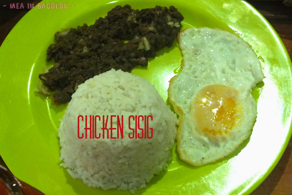 Ginger Lime Menu Bacolod - Chicken Sisig