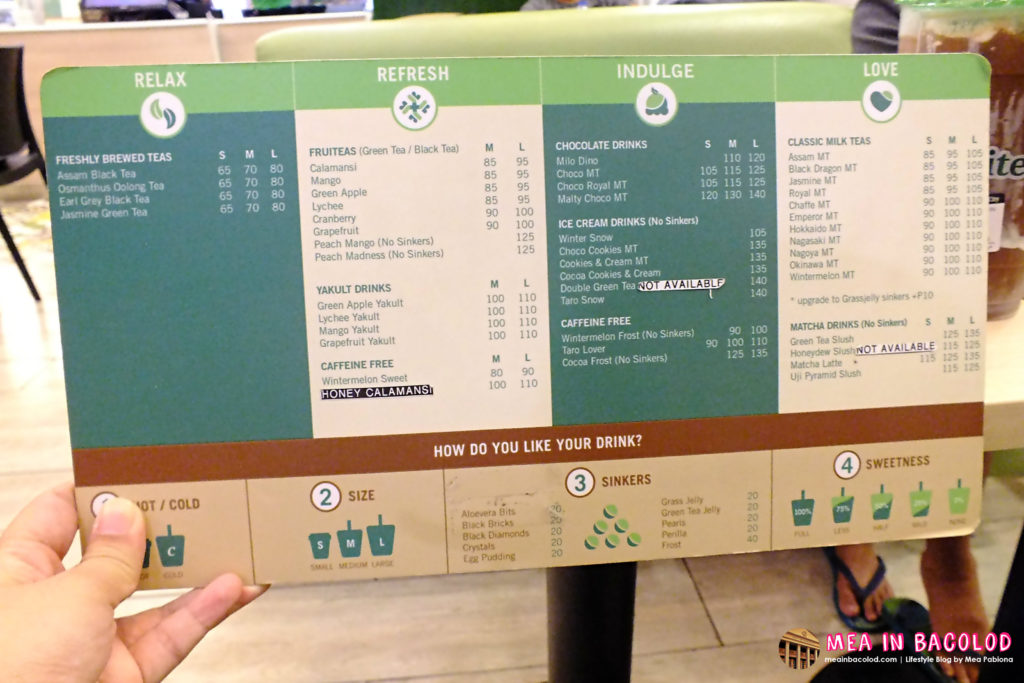 Serenitea Menu